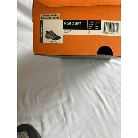 Men's Merrell Hiking Sneaker/Boot, Gray/Black Size 9 Moab Line - Picture 3 of 8